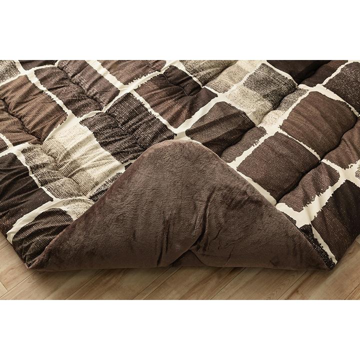 こたつ布団 正方形 おしゃれ 厚掛け 厚手 205×205cm 北欧 パッチワーク