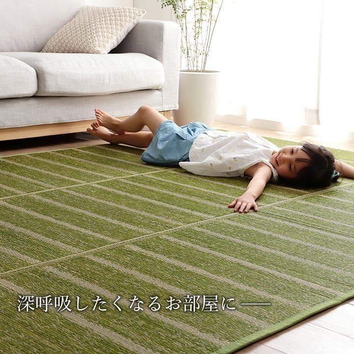 い草 ラグ カーペット ござ 長方形 6畳 約 240×320cm おしゃれ 畳