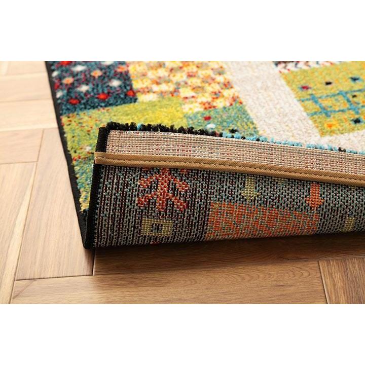 ラグ マット カーペット 160×230cm おしゃれ ギャッベ ギャベ 柄