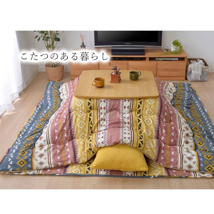 こたつ布団セット 長方形 掛け敷き セット おしゃれ 厚掛け 190×240cm