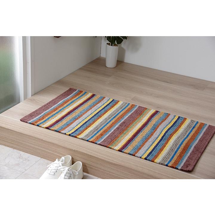 玄関マット 85 室内 屋内 約 50×85cm おしゃれ ジャガード織