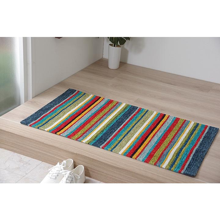 玄関マット 85 室内 屋内 約 50×85cm おしゃれ ジャガード織