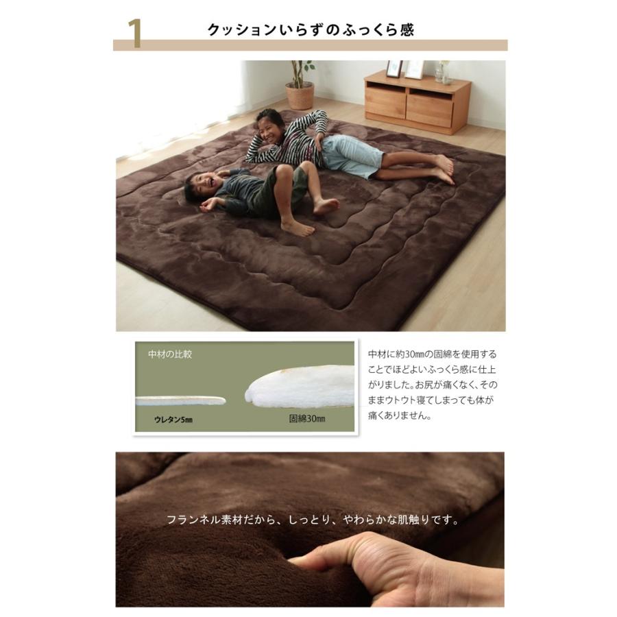 こたつ 敷き布団 ふっくら 220×260cm ラグ マット ワイド 長方形