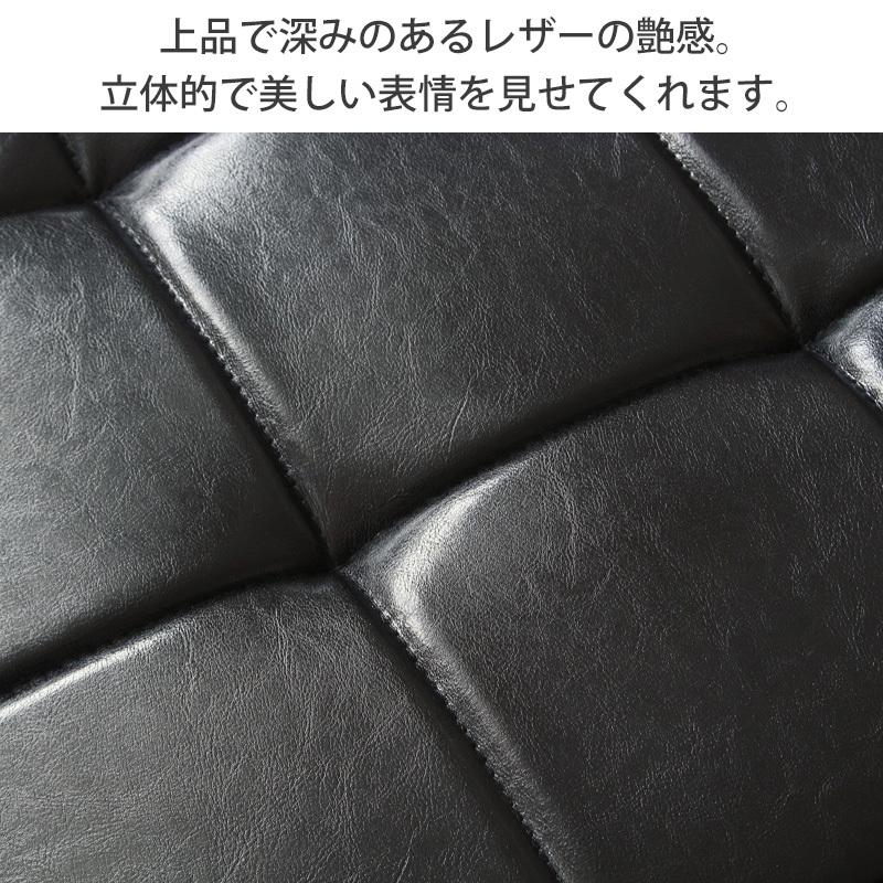 オットマン 56cm 四角 足乗せ 腰掛け スツール おしゃれ ブラック 北欧