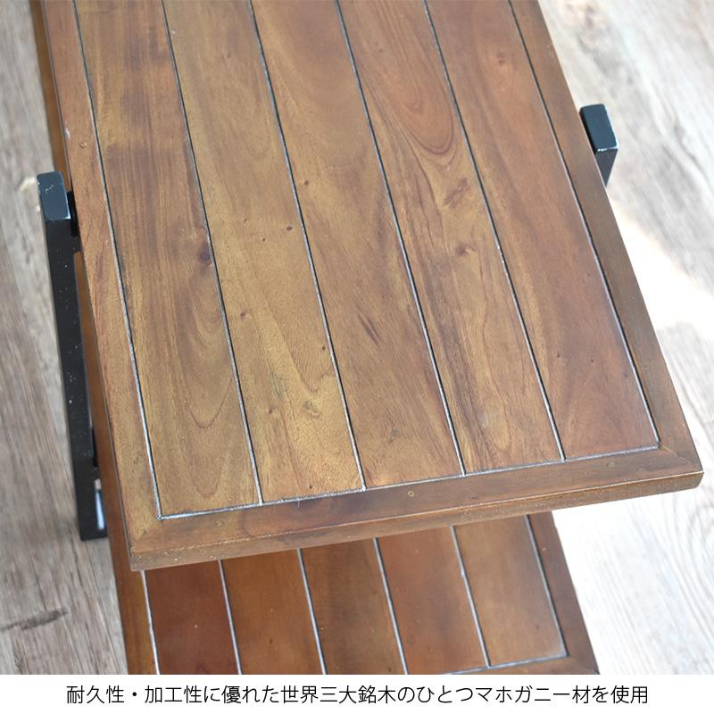 テレビ台 105 おしゃれ 幅105cm 天然木 スチール テレビボード AV