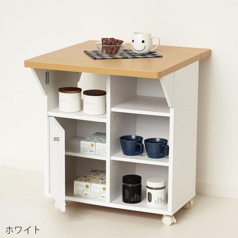 キッチンカウンター キッチンワゴン 幅60cm 両バタ ワゴン キッチンカウンター キッチンワゴン 幅60cm 両バタ ワゴン