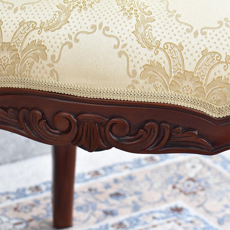 アンティーク調猫足ダイニングチェア 【肘なし】 木製 ブラウン 【完成品 楽天市場】アンティーク調チェア 2脚セット 茶ブラウン 木製 椅子