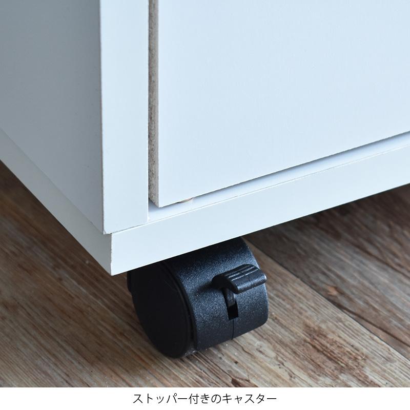 キッチンカウンター キッチンワゴン 幅90cm 両バタ ワゴン キッチン