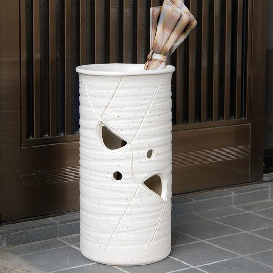 訳あり出品⤵️信楽焼 結び 傘立て  高さ４５cm 信楽焼傘立て 斜線 高さ45cm 【公式通販】