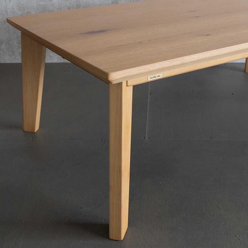 こたつテーブル 北欧 ナチュラルオーク デザイン こたつ テーブル 長方形 おしゃれ 天然木 オーク材 105cm