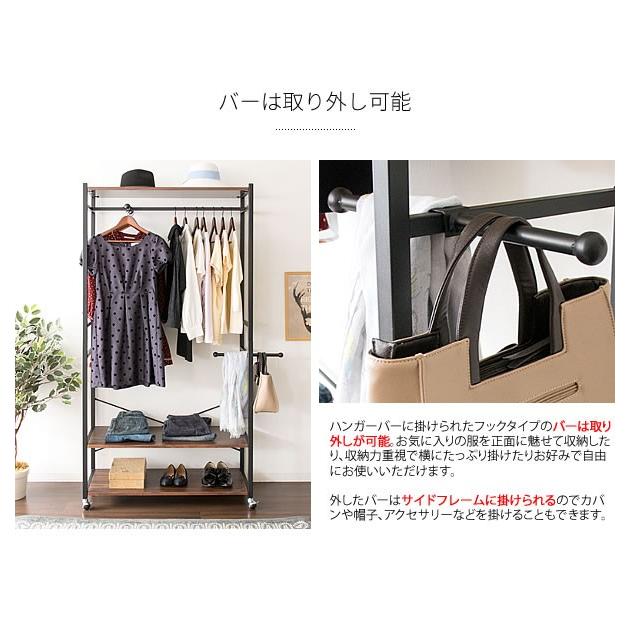 【最終価格】ナチュラル木製ハンガーラック キャスター付き 最終価格】ナチュラル木製ハンガーラック キャスター付き 楽天