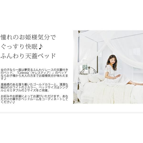 お姫様ベッド 天蓋 アイアン ベッド シングル マットレスセット