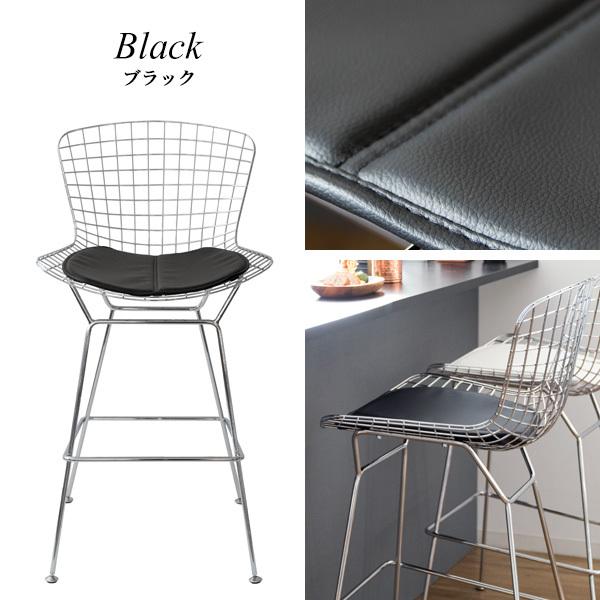ワイヤーハイスツール メッシュ カウンターチェア おしゃれ スチール