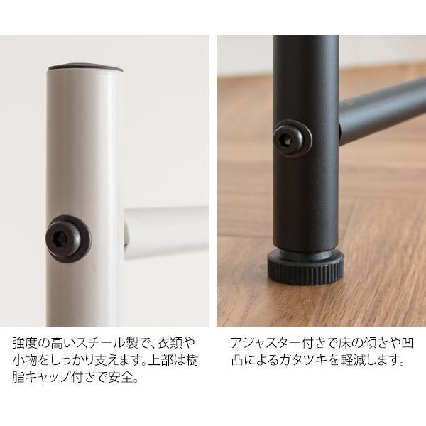 黒い金属製ハンガーラック パーテーション アンティーク 鉄 黒い金属製