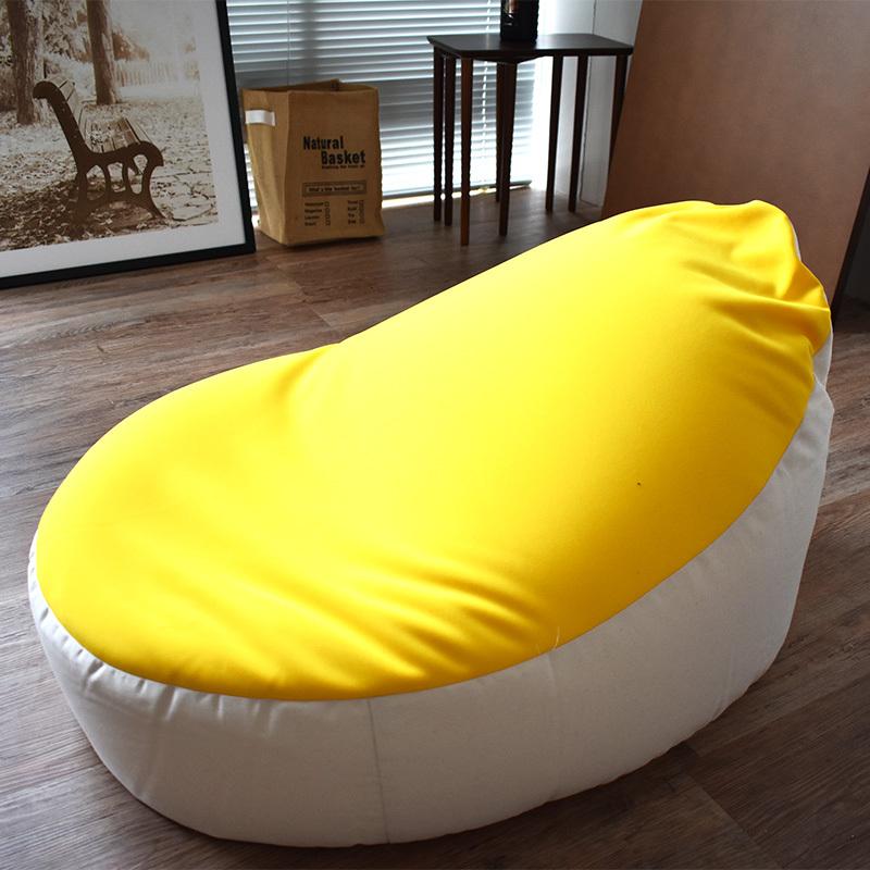 ビーズクッションソファ 黄色 LOOSY 1人掛けビーズソファ Mustard｜1人用ソファ おしゃれ