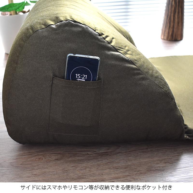 G 新品 クッション ソファ  カーキ 座椅子 デニム 北欧 こたつ 座卓 座椅子 国産 こたつ クッション こたつ用 ローソファ おしゃれ