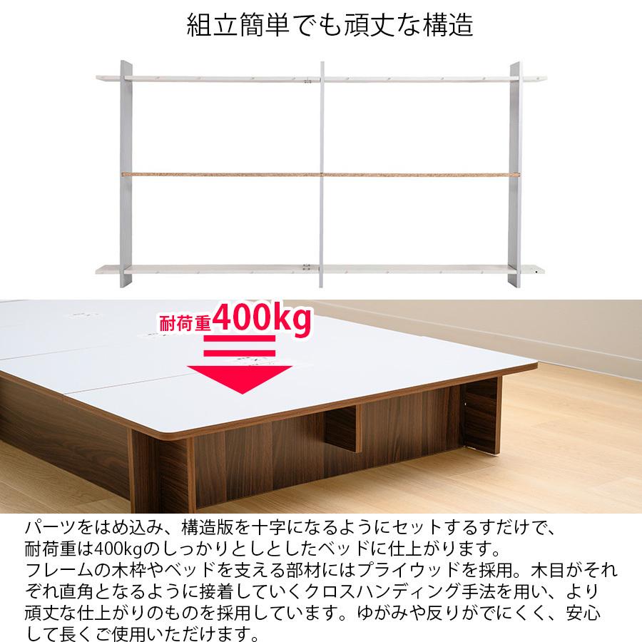 ベッド シングル 工具不要 ベッドフレーム おしゃれ シンプル 収納 組立かんたん マットレスセット 宮付き 照明 コンセント 北欧 白 ...