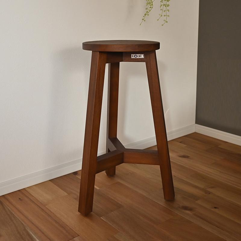 285未使用】BAR スツール BAR チェア 北欧 天然木 カウンターチェア