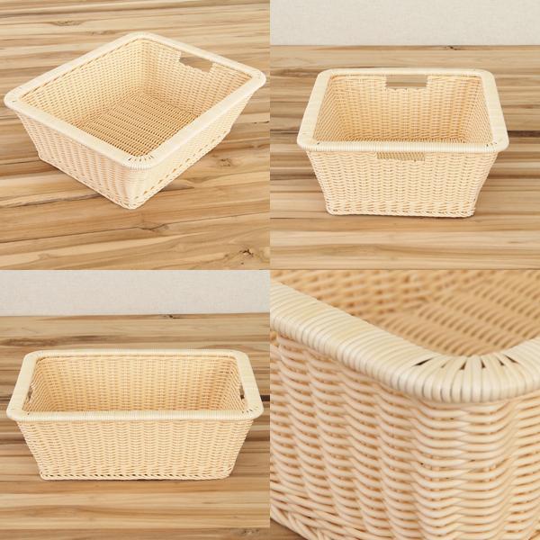 脱衣かご 籐 ラタンかご バスケット おしゃれ レトロ ランドリー 収納