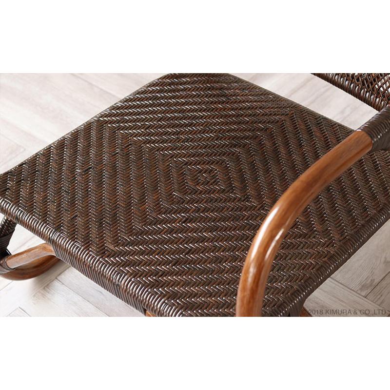 ラタンチェア パーソナルチェア 手編み ラタン クッション 椅子 籐