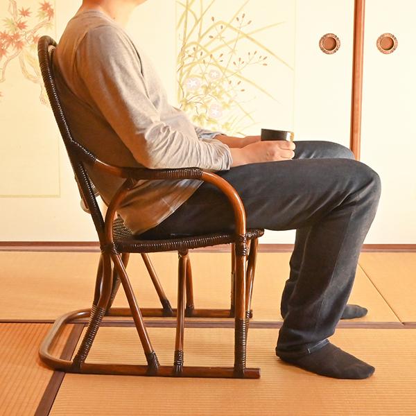 ラタンチェア パーソナルチェア 手編み ラタン 椅子 籐 おしゃれ 座面