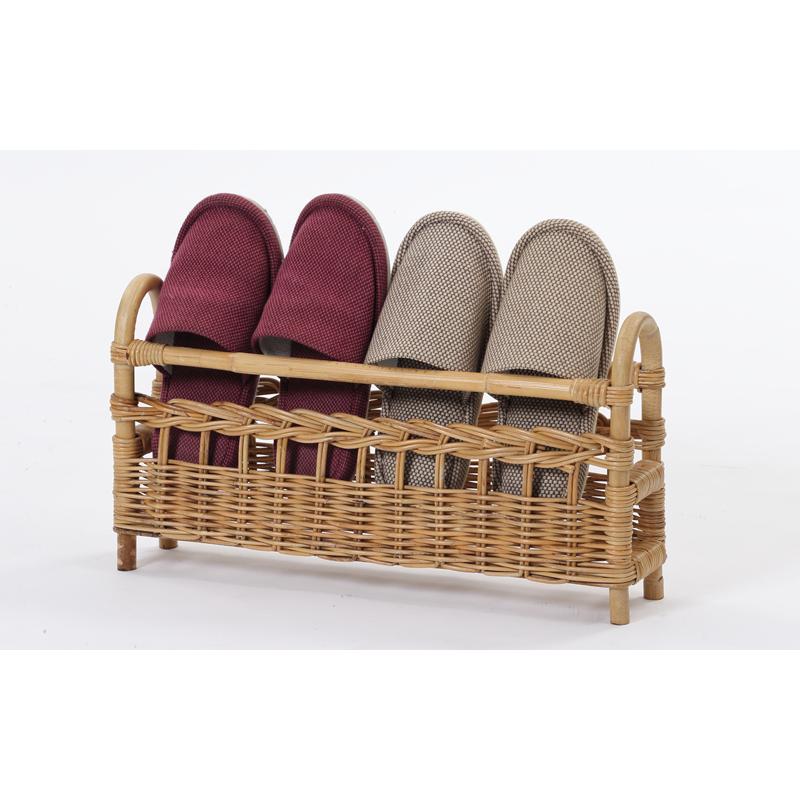 スリッパラック ラタン 籐 おしゃれ スリッパスタンド スリッパ 収納