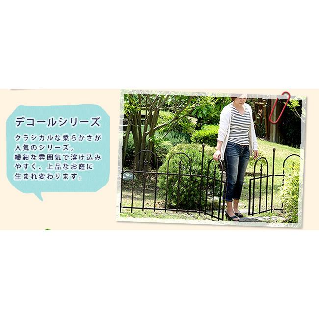 アイアン フェンス 基本セット フェンス×1 ポール×2 高さ 76.5cn