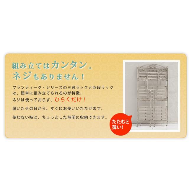 昭和レトロ ワイヤー ラック ガーデン アイアン シャビー オレンジ アイアン ラック 飾り 棚 3段 プランターラック シェルフ