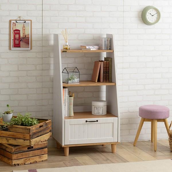 引き出し付き ミニラック カントリー調 飾り棚 飾り棚 おしゃれ 小型