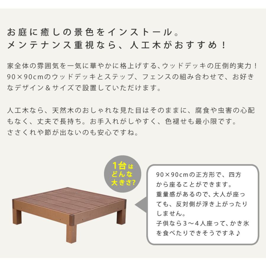ウッドデッキ セット キット 人工木 おしゃれ 縁台 DIY 腐らない ウッドデッキ セット キット 人工木 おしゃれ 縁台 DIY 腐らない