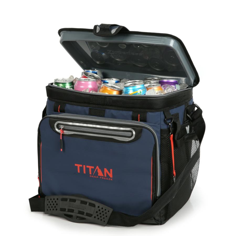 【正規代理店】Titan タイタン Deep Freeze Zipperless クーラーバッグ 40CAN Tall 20L アウトドア キャンプ BBQ 釣り ソフトクーラー S9