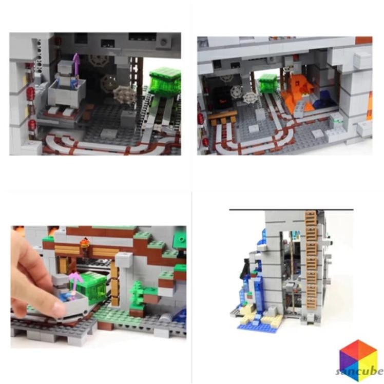 MINECRAFT マインクラフト風 ブロック おもちゃ 山の洞窟シリーズ レゴ