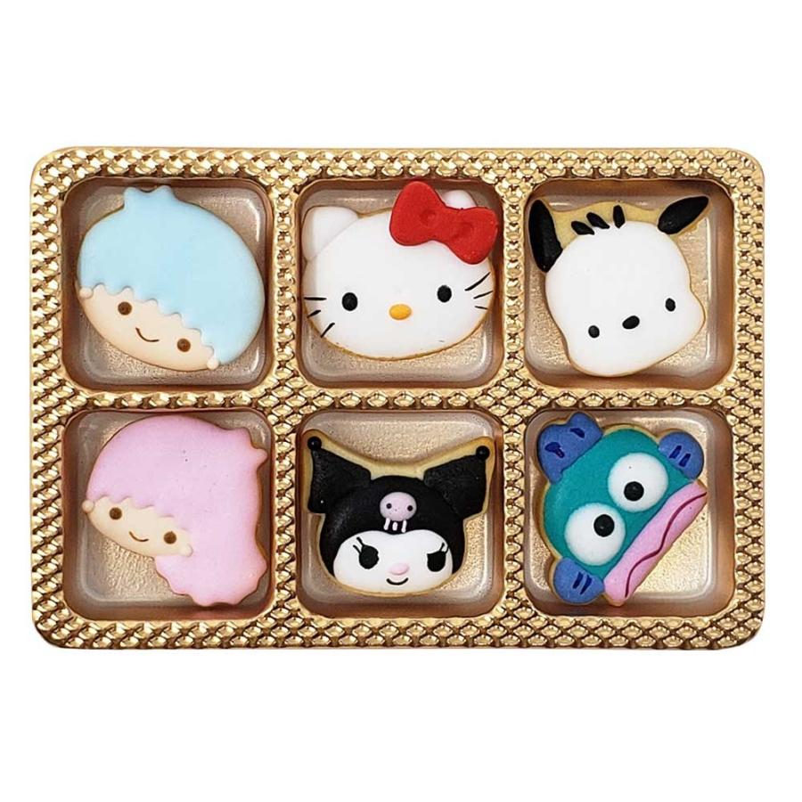 サンリオキャラクター 時間指定不可 アイシングクッキー ６個入り 日本限定アイテム