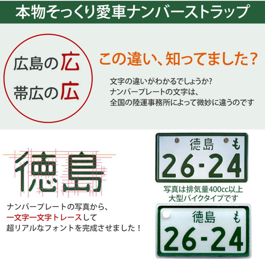 超リアル ナンバープレートキーホルダー （中型大型バイク）レーザー