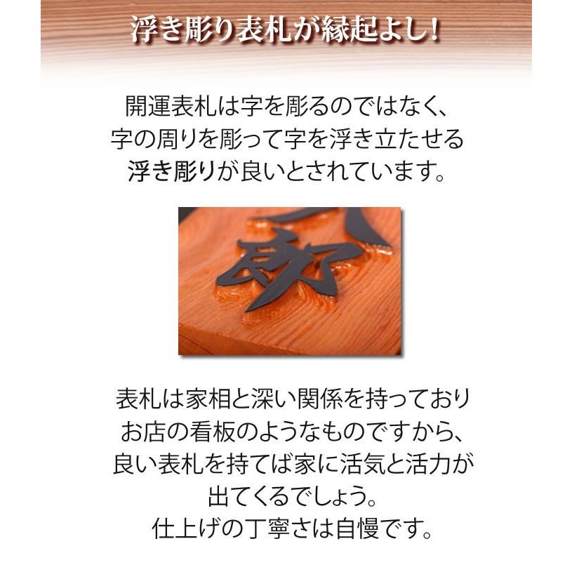 銘木表札 欅（ケヤキ）表札 7寸サイズ（210×88×30mm）天然木 手書き