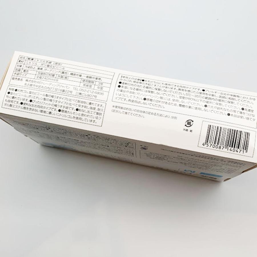 【2024set】極薄ニトリル手袋　(使い捨て手袋)  5点セット |  | 03