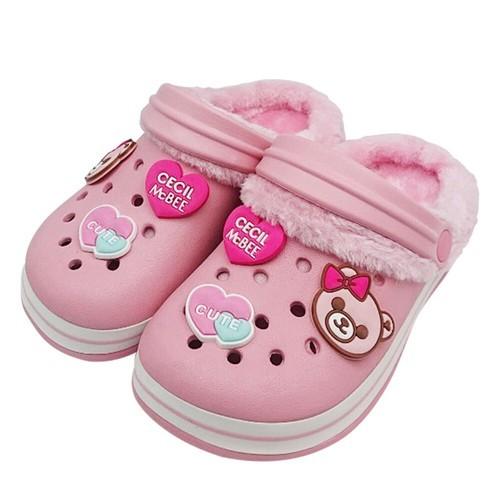 CM3209]セシルマクビーファー付キッズクロッグサンダル : 39HOUSE