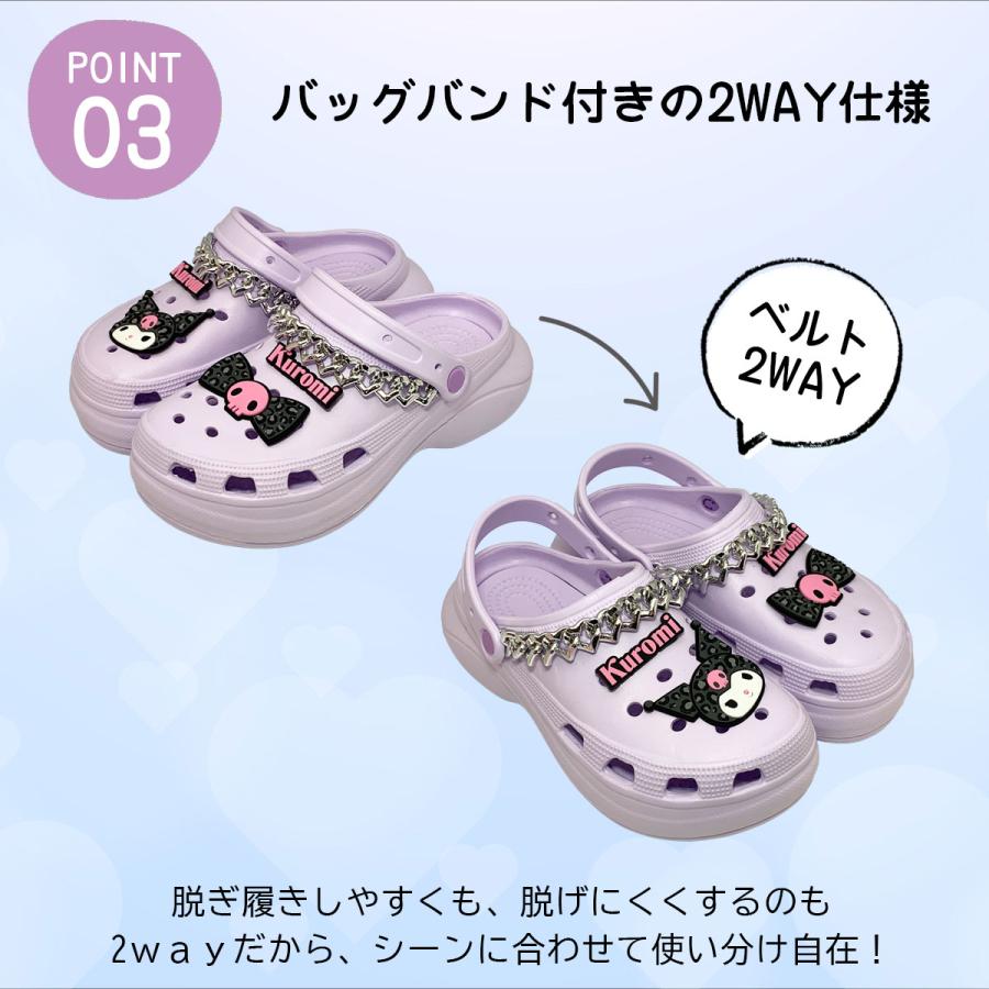 [SA1130]サンリオキャラクターズアニマル厚底EVAサンダル | sanrio | 06