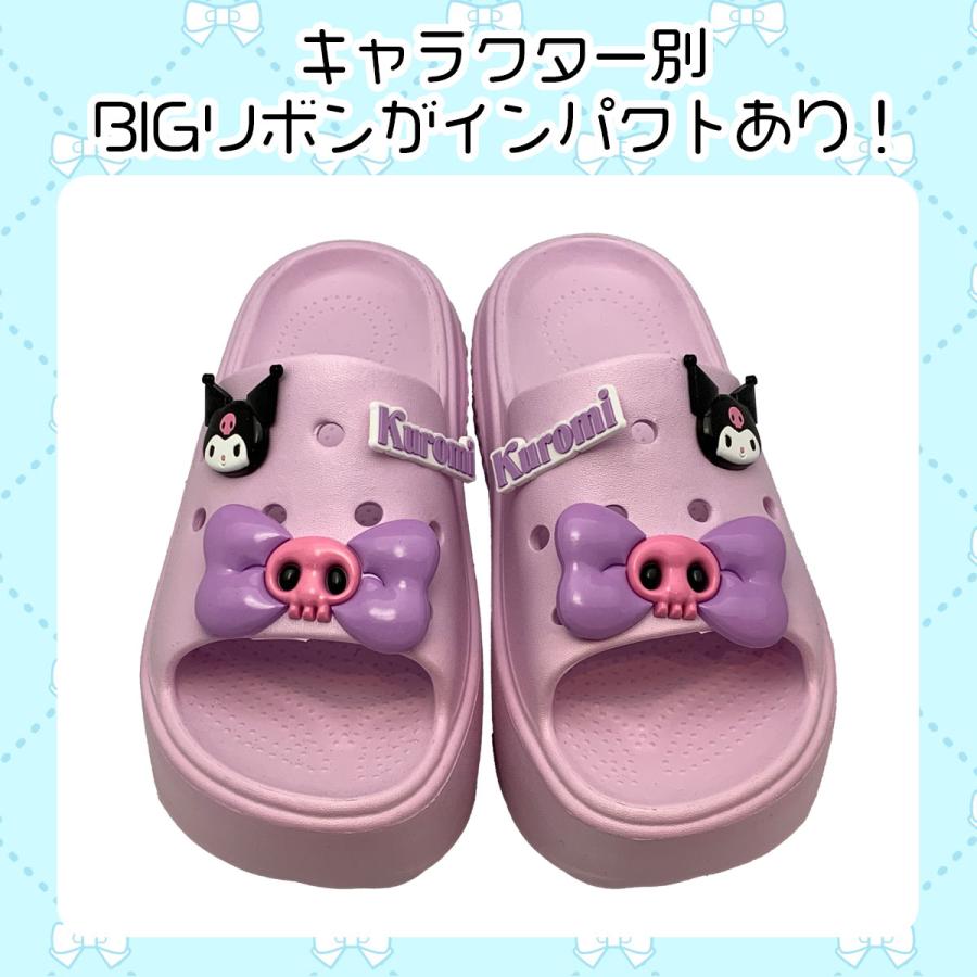 sanrio（サンリオ） [SA1134]サンリオキャラクターズBIGリボン付き厚底