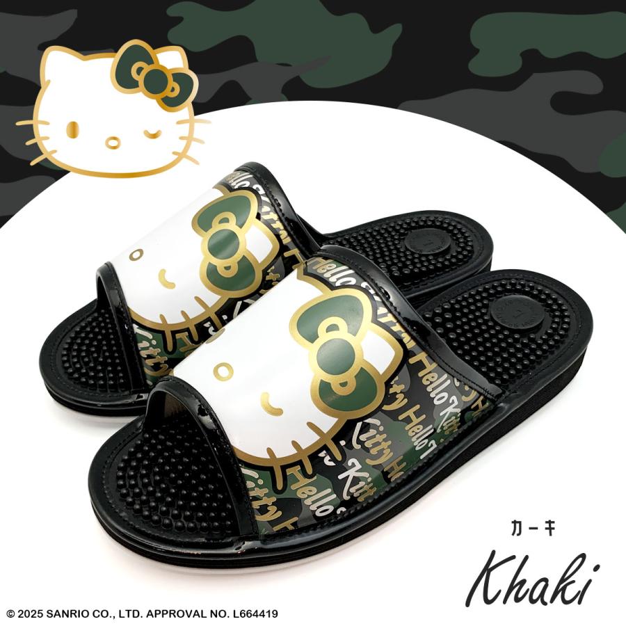 sanrio（サンリオ） 【SA5017】HELLO KITTY 迷彩柄メンズ健康サンダル