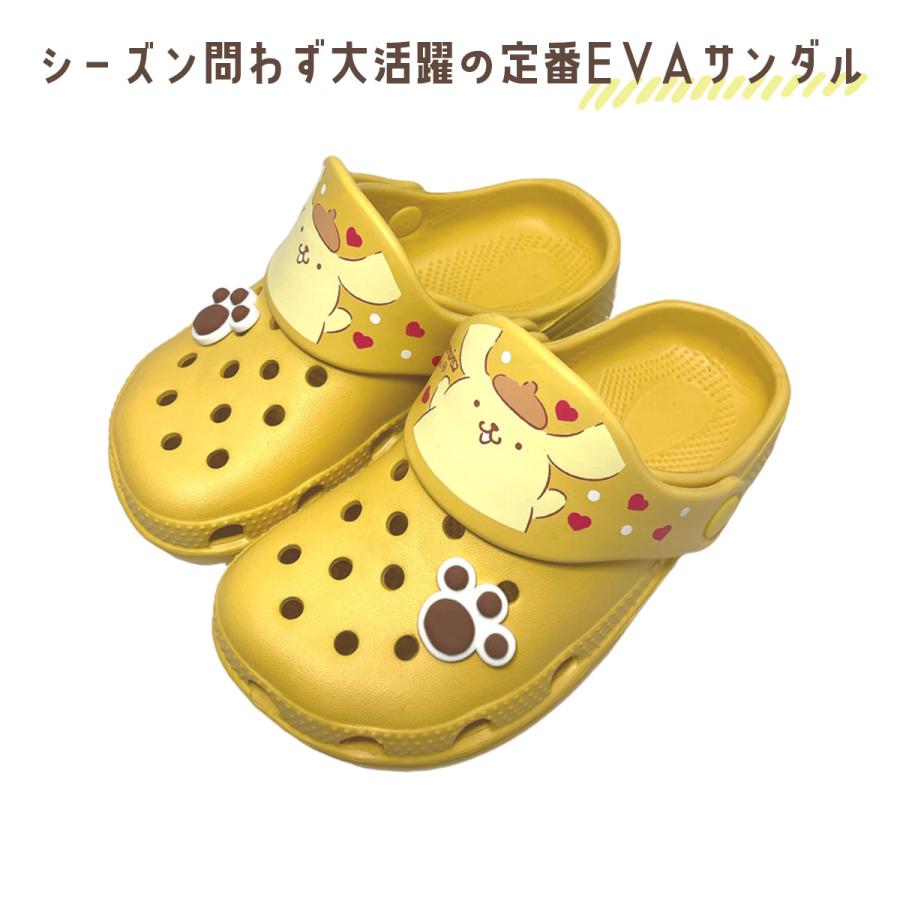 SA9051]サンリオキッズEVAサンダル sanrio SANRIO sinamo kuromi purin