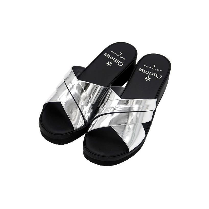 サロン・オフィス用サンダル　シルバー　Cu-3001 | 