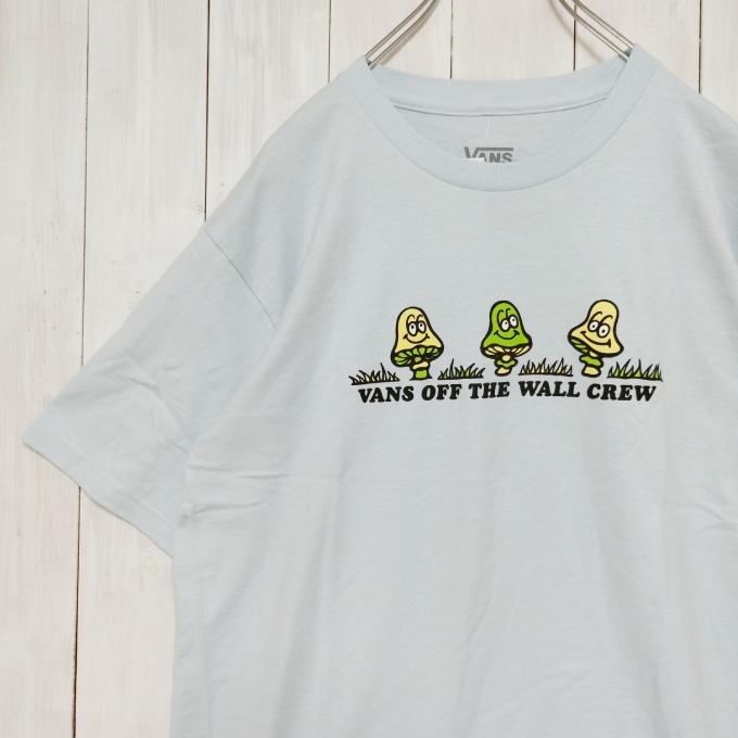 VANS　バンズ　半袖Tシャツ　HAPPY MUSHROOMS　USA直輸入モデル　★クリックポスト（メール便）可 | VANS