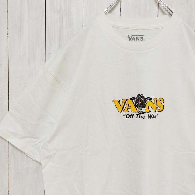 VANS バンズ 半袖Tシャツ MUSIC BOX VANS LOGO USA直輸入モデル ★クリックポスト（メール便）可