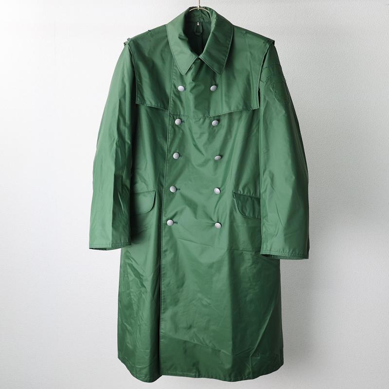 BGS. レインコート[グリーン・ダブル]《実物・USED》 : ミリタリー