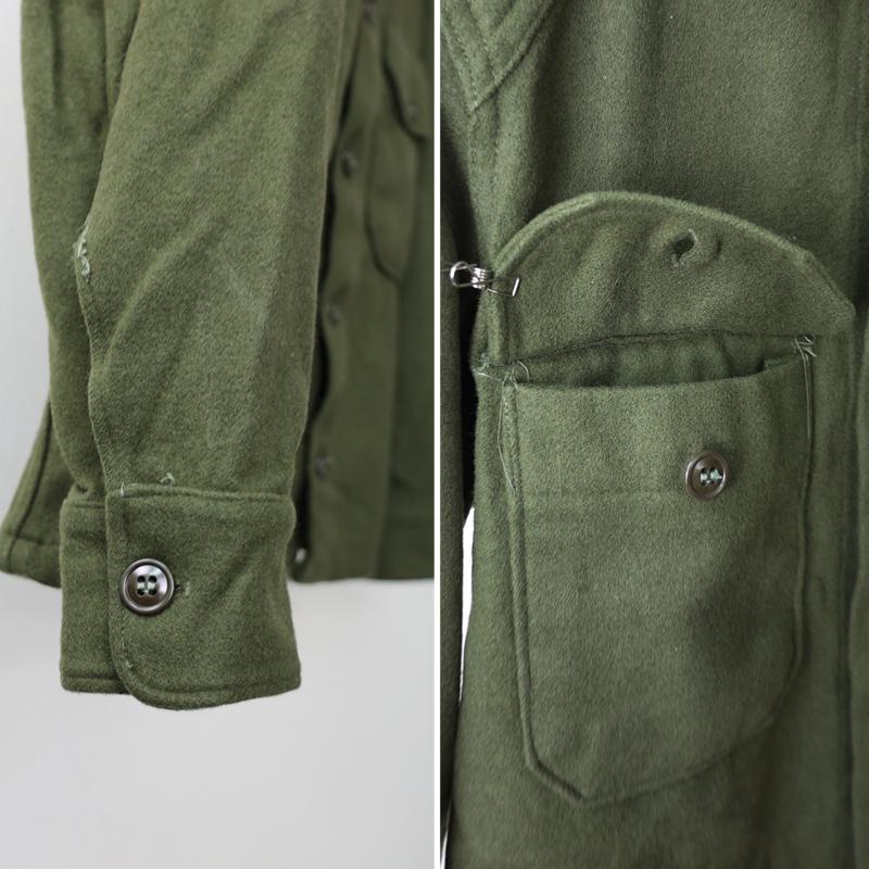 米軍 実物 ウールシャツ 前期 S US. KOREAN WAR ウールシャツ[前期型]《実物・USED》米軍