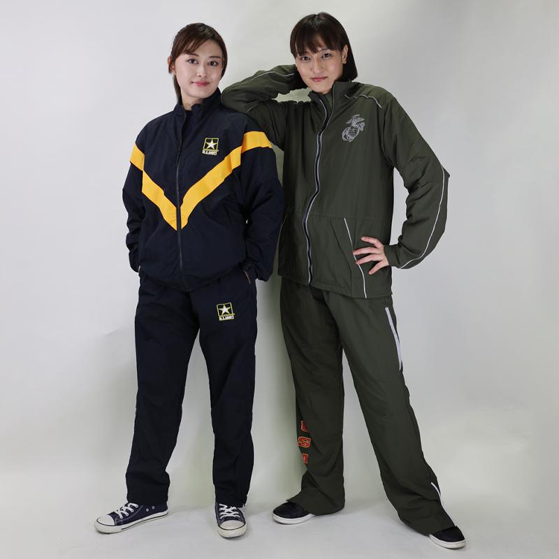 US. ARMY BLACK APFU トレーニングジャケット《実物またはG.I.・USED