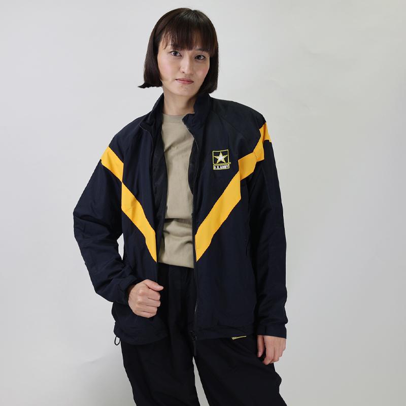 US. ARMY BLACK APFU トレーニングジャケット《実物またはG.I.・USED