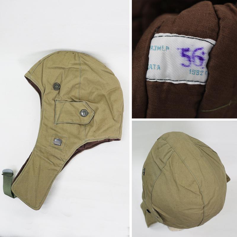 ソ連軍. 飛行帽《実物・新品(未使用品)》 ソビエト ロシア 放出品