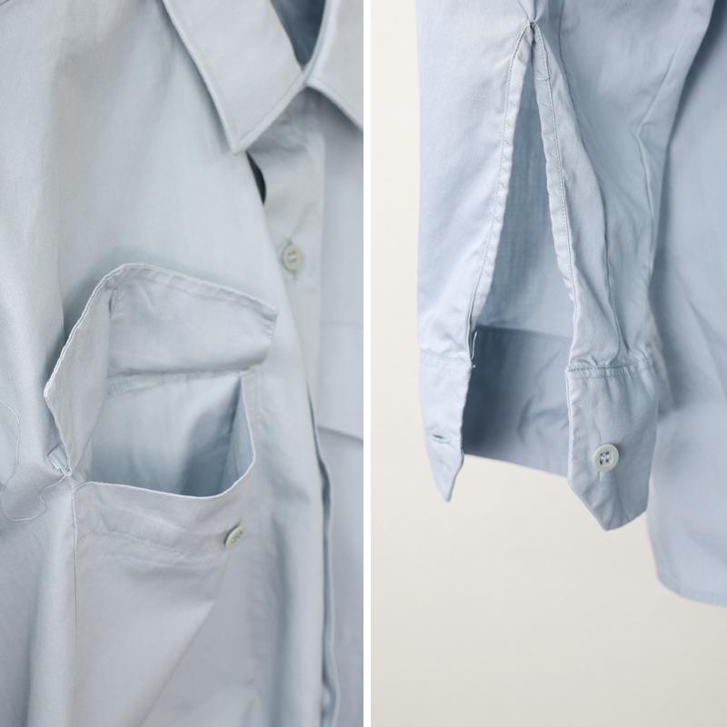 スウェーデン軍.制服用ライトブルーシャツ《実物・新品(未使用品